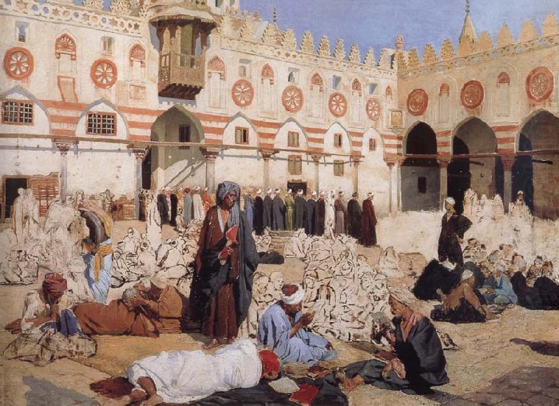 Ludwig Deutsch El Azhar Arab University of Cairo china oil painting image